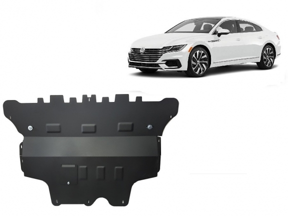 Steel skid plate for VW Arteon  - manual gearbox