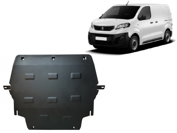 Steel skid plate for Peugeot Traveller