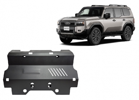 Steel radiator skid plate for Toyota Land Cruiser 250