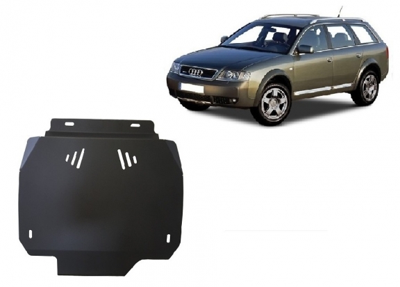 Steel automatic gearbox skid plate forAudi Allroad A6