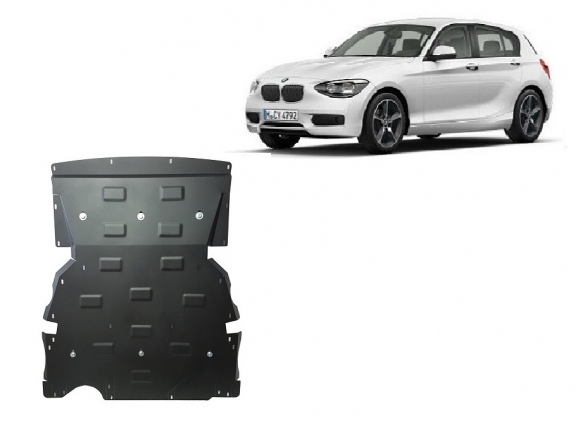 Steel skid plate for BMW Seria 1 F20/F21