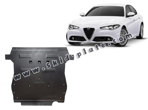 Steel skid plate for Alfa Romeo Giulia