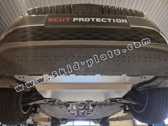 Aluminum skid plate for Ford Transit Connect