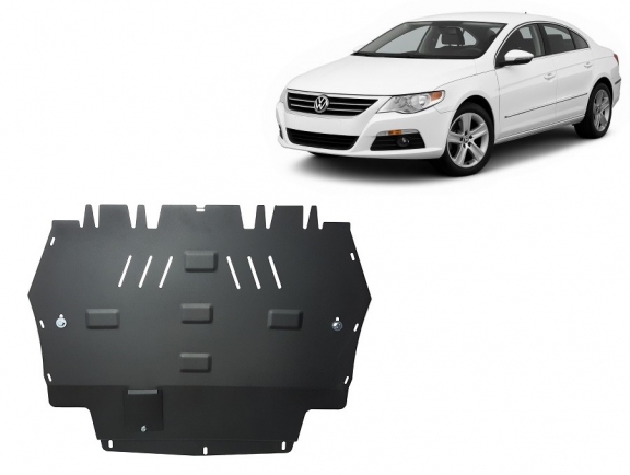Steel skid plate for VW Passat CC