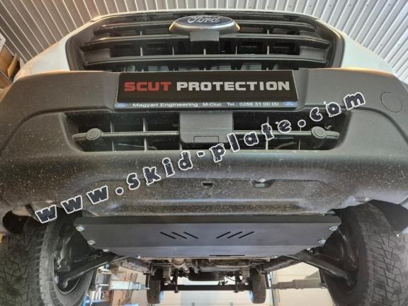 Aluminum skid plate for Ford Transit FWD