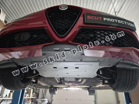Steel skid plate for Alfa Romeo Giulia