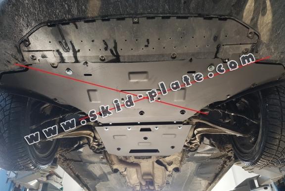 Steel gearbox skid plate for Audi A5