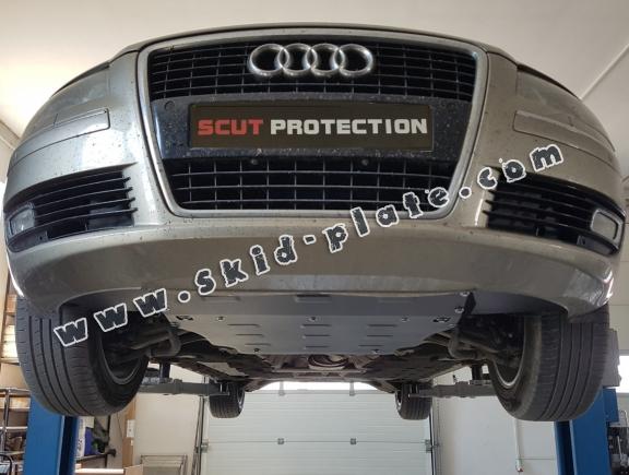 Steel skid plate for Audi A8