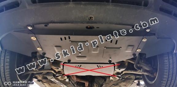 Steel skid plate for Audi Allroad A6