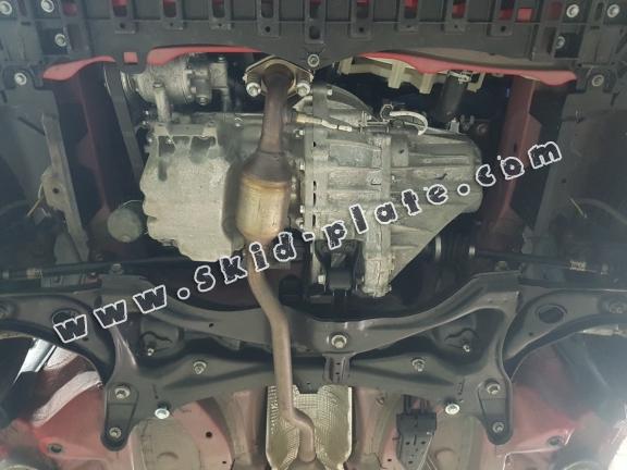 Steel skid plate for Citroen C1