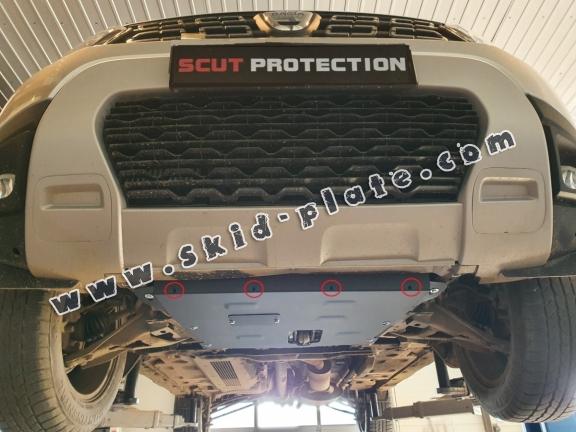 Steel front bumper plate for Dacia Duster