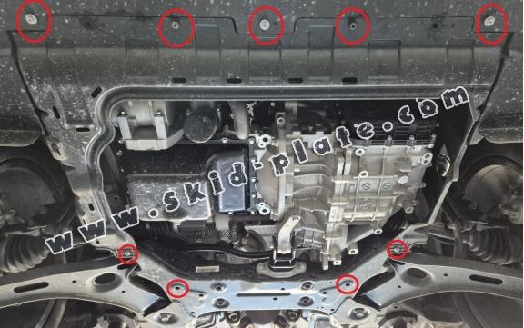 Steel skid plate for Dfsk Fengon 600