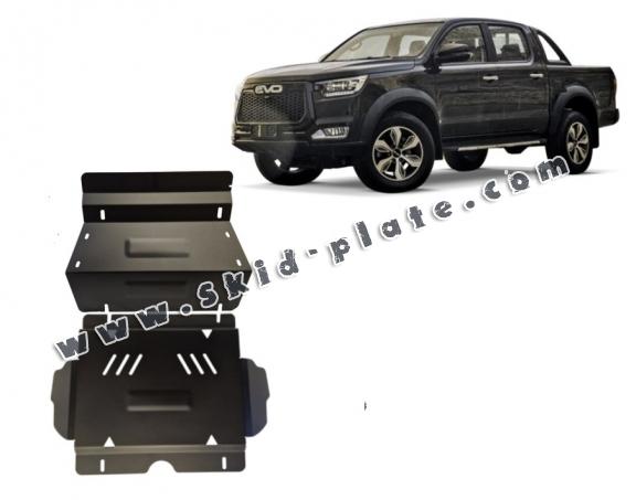 Steel skid plate for Evo Cross 4