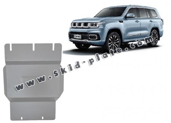 Aluminum transfer case skid plate for Baic Beijing BJ60
