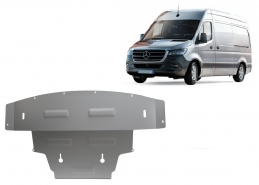 Aluminum skid plate for Mercedes Sprinter - RWD