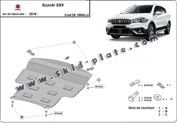 Aluminum skid plate for Suzuki SX4