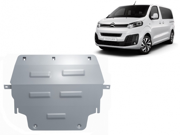 Aluminium skid plate for Citroen Spacetourer