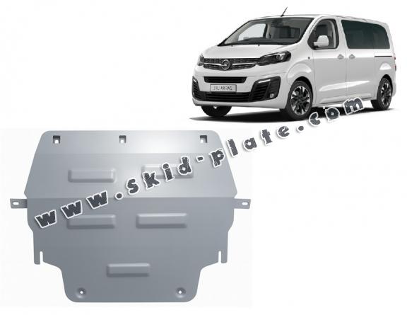 Aluminium skid plate for Opel Zafira Life