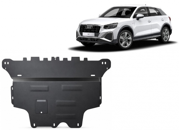 Steel skid plate for Audi Q2 - automatic gearbox