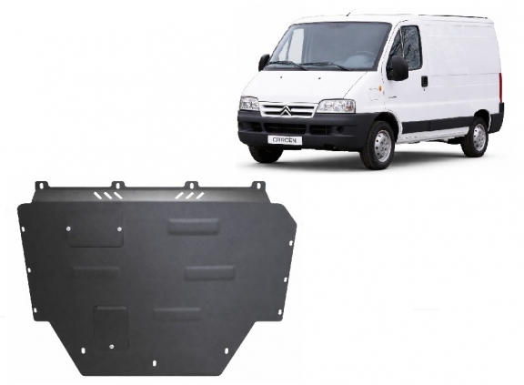 Steel skid plate for Citroen Jumper