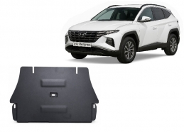 Steel catalytic converter guard for Hyundai Tucson