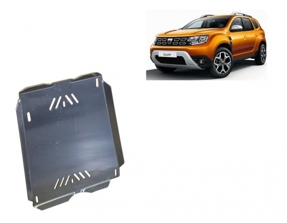 Aluminum fuel tank skid plate  for Dacia Duster