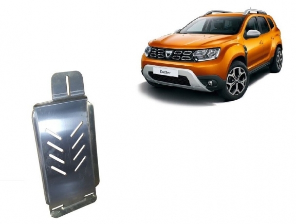 Aluminum diferential skid plate for Dacia Duster 4x4