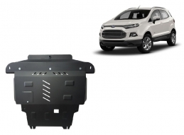 Steel skid plate for the protection of the engine and the gearbox for   Ford EcoSport