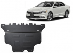 Steel skid plate for VW Passat Alltrack - automatic gearbox
