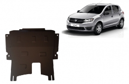 Steel skid plate for Dacia Sandero 2