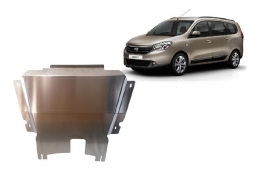 Aluminum skid plate for DACIA LODGY