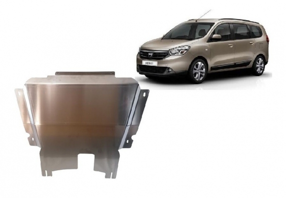 Aluminum skid plate for DACIA LODGY
