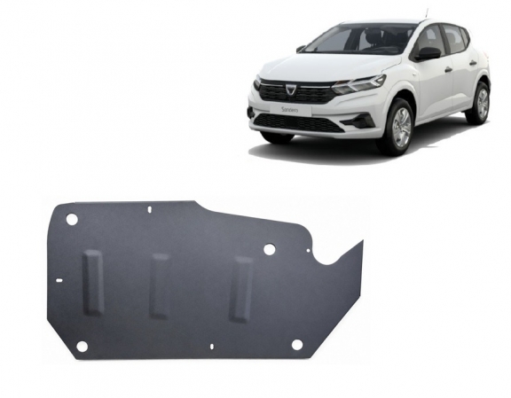 Steel fuel tank skid plate  for Dacia Sandero