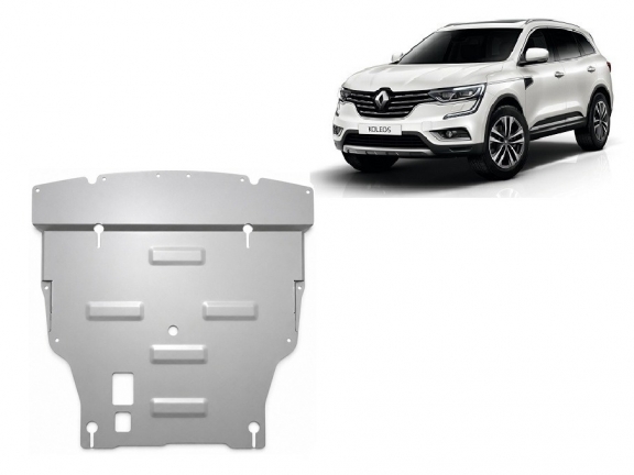 Aluminium skid plate for Renault Koleos