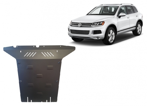 Steel skid plate for VW Touareg 7P