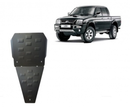 Steel gearbox and differential skid plate for Mitsubishi L 200