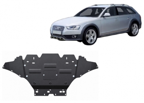 Steel skid plate for Audi A4 B8 All Road, petrol