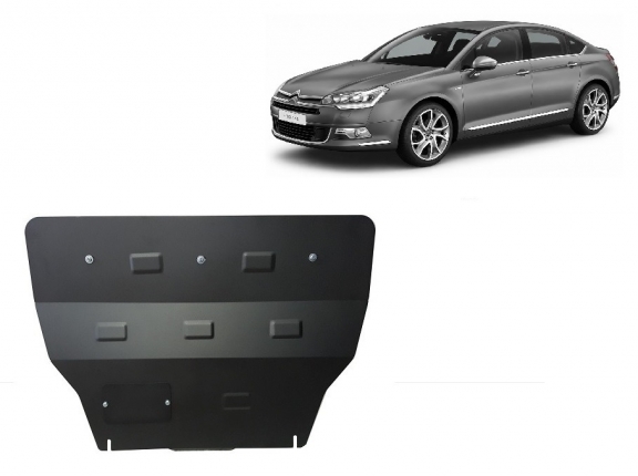 Steel skid plate for citroen C5