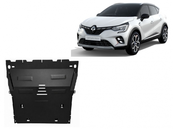 Steel skid plate for Renault Captur