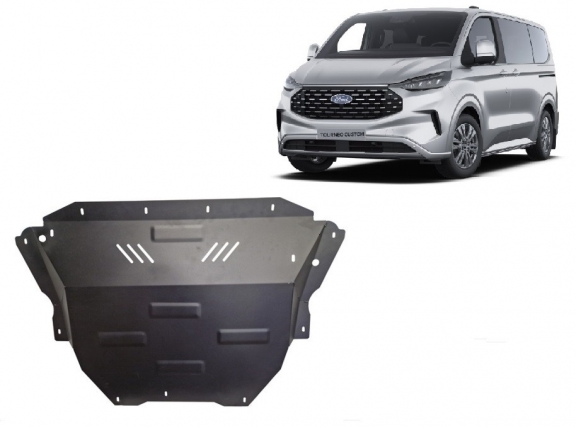 Steel skid plate for Ford Tourneo Custom PHEV