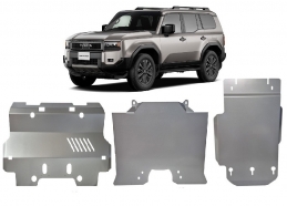 Aluminium skid plate for Toyota Land Cruiser - promotional package
