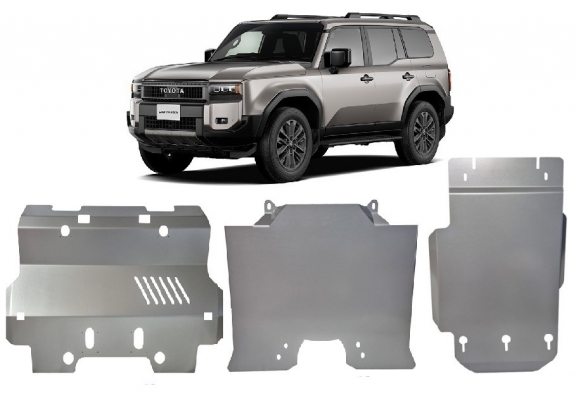 Aluminium skid plate for Toyota Land Cruiser - promotional package
