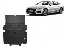 Steel skid plate for Audi A7