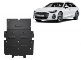 Steel skid plate for Audi A6