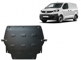 Steel skid plate for Fiat Scudo