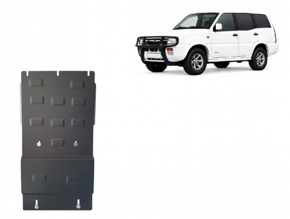 Steel gearbox skid plate for Ford Maverick 