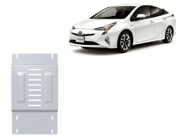 Aluminum catalytic converter plate/cat lock for Toyota Prius