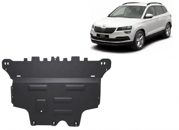 Steel skid plate for Skoda Karoq 