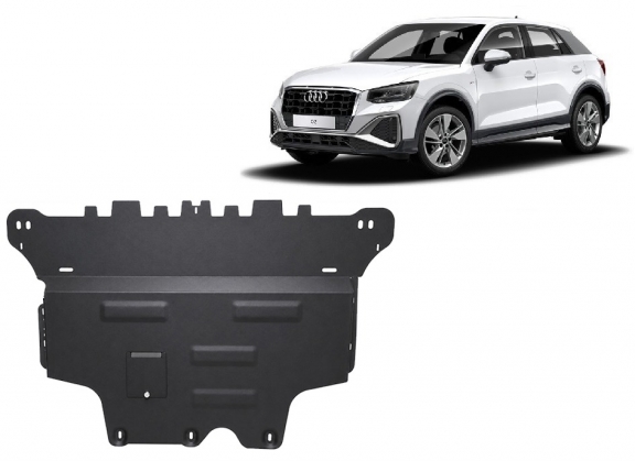 Steel skid plate for Audi Q2 