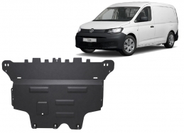 Steel skid plate for VW Caddy 